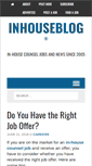 Mobile Screenshot of inhouseblog.com