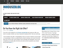 Tablet Screenshot of inhouseblog.com
